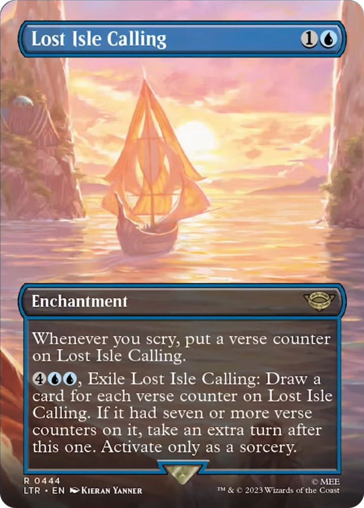 Lost Isle Calling (Borderless Alternate Art) [The Lord of the Rings: Tales of Middle-Earth] - PokeCharles PokeStore