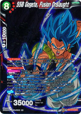 SSB Gogeta, Fusion Onslaught (SPR) (BT6-014) [Destroyer Kings] - PokeCharles PokeStore