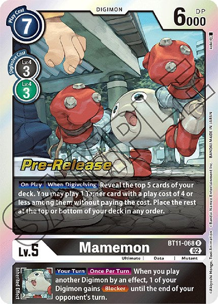 Mamemon [BT11-068] [Dimensional Phase Pre-Release Promos] - PokeCharles PokeStore
