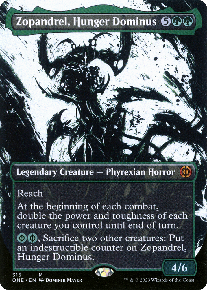 Zopandrel, Hunger Dominus (Borderless Ichor) [Phyrexia: All Will Be One] - PokeCharles PokeStore