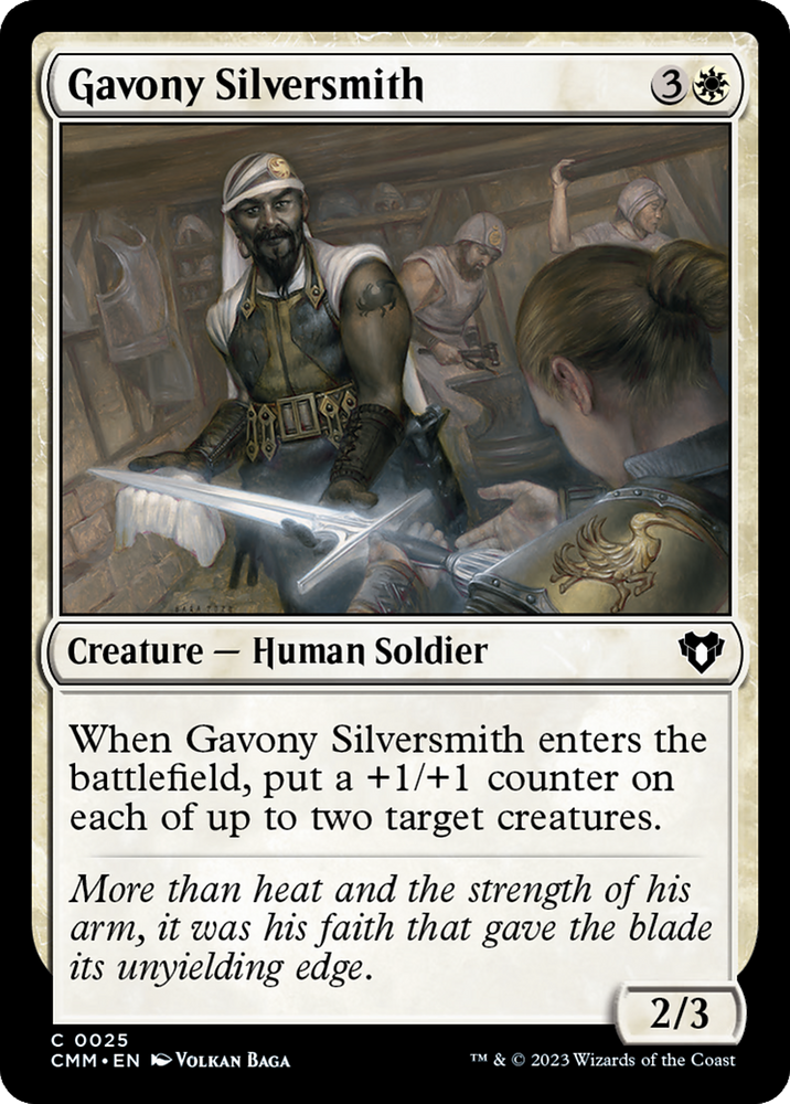Gavony Silversmith [Commander Masters] - PokeCharles PokeStore