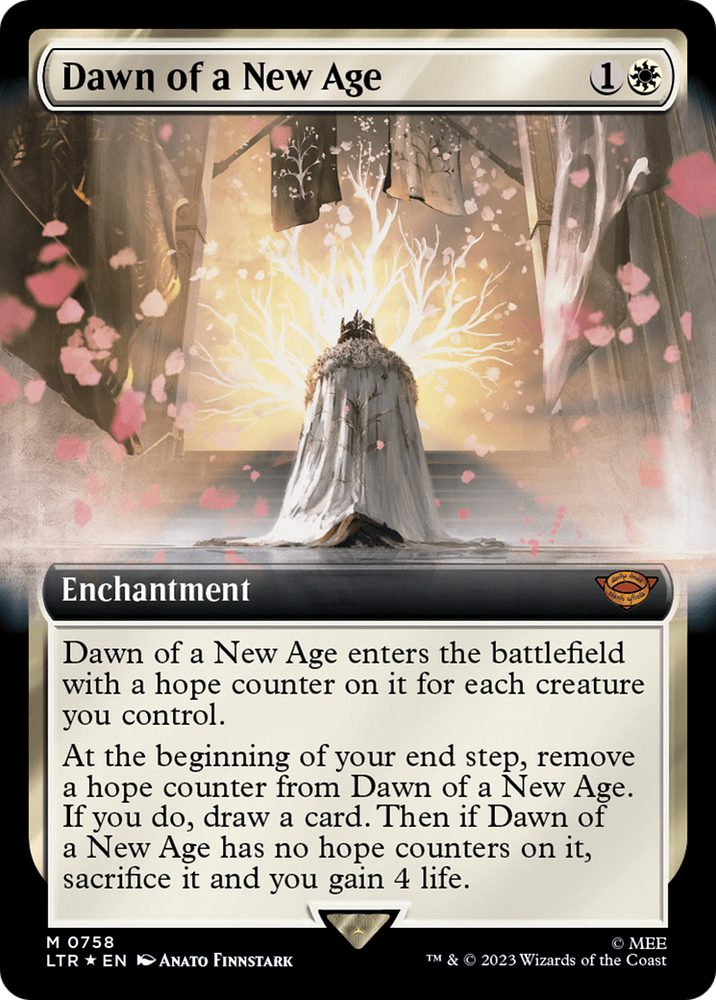 Dawn of a New Age (Extended Art) (Surge Foil) [The Lord of the Rings: Tales of Middle-Earth] - PokeCharles PokeStore