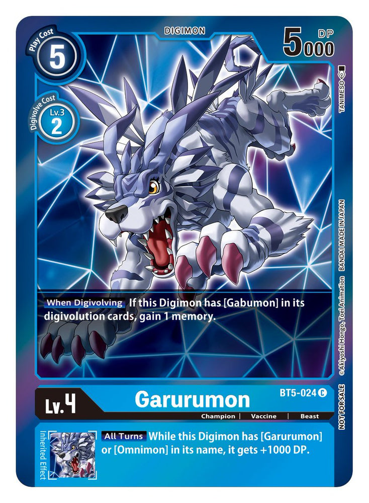 Garurumon [BT5-024] (Event Pack 2) [Battle of Omni] - PokeCharles PokeStore