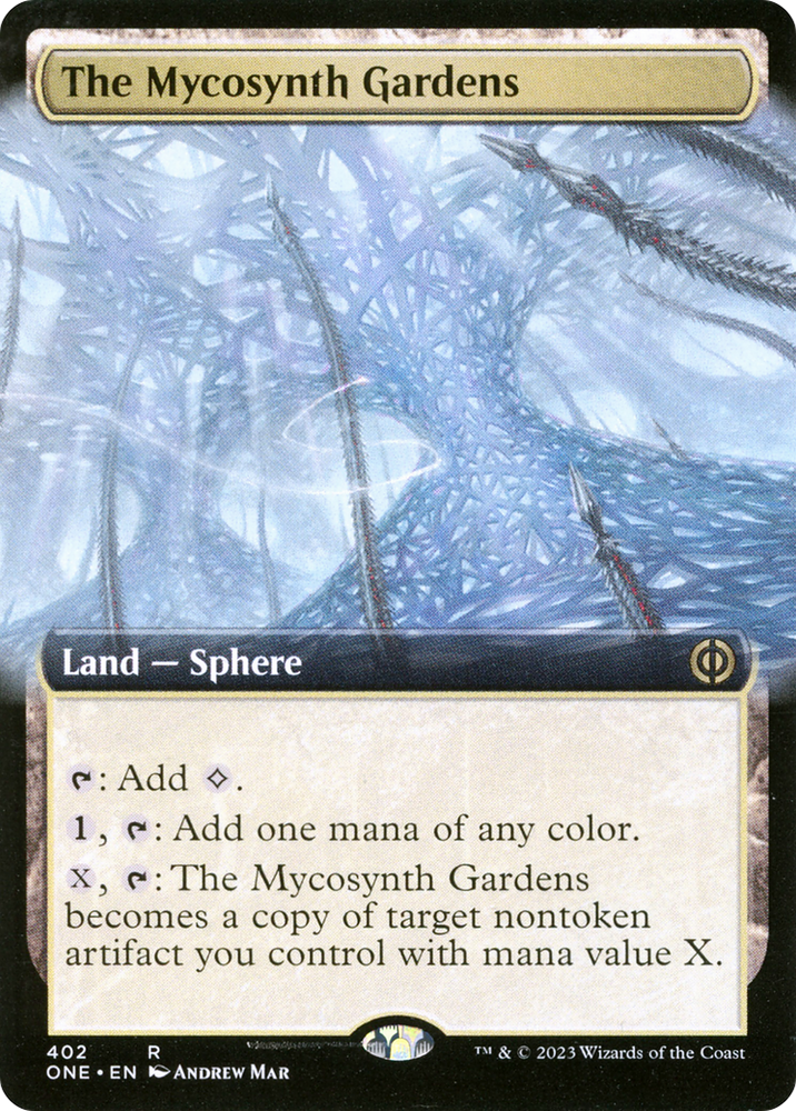 The Mycosynth Gardens (Extended Art) [Phyrexia: All Will Be One] - PokeCharles PokeStore