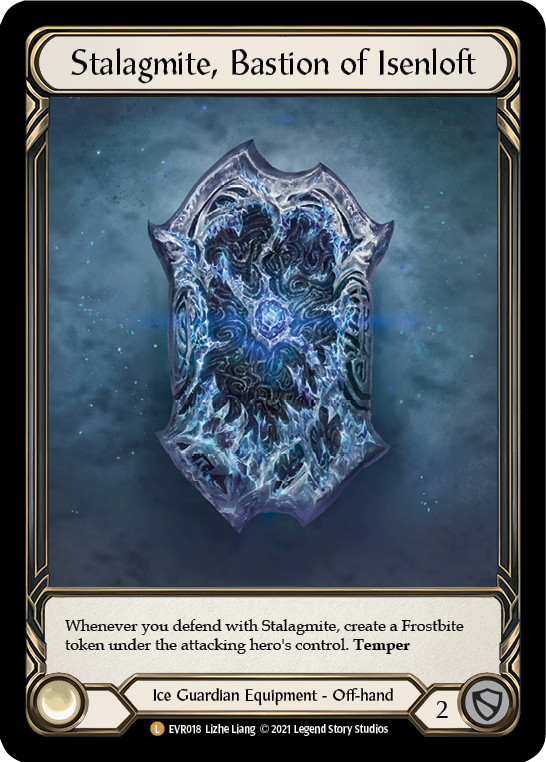 Stalagmite, Bastion of Isenloft [EVR018] (Everfest)  1st Edition Cold Foil - PokeCharles PokeStore