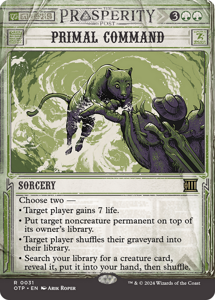 Primal Command [Outlaws of Thunder Junction: Breaking News] - PokeCharles PokeStore