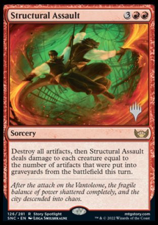Structural Assault (Promo Pack) [Streets of New Capenna Promos] - PokeCharles PokeStore
