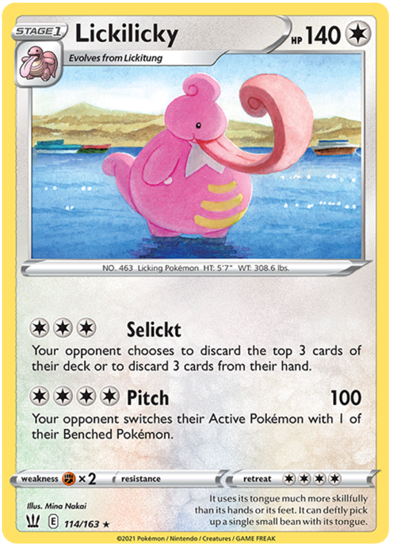 Lickilicky (114/163) [Sword & Shield: Battle Styles] - PokeCharles PokeStore