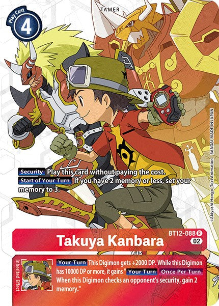 Takuya Kanbara [BT12-088] (Alternate Art) [Across Time] - PokeCharles PokeStore