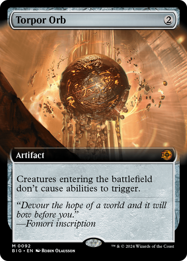 Torpor Orb (Extended Art) [Outlaws of Thunder Junction: The Big Score] - PokeCharles PokeStore