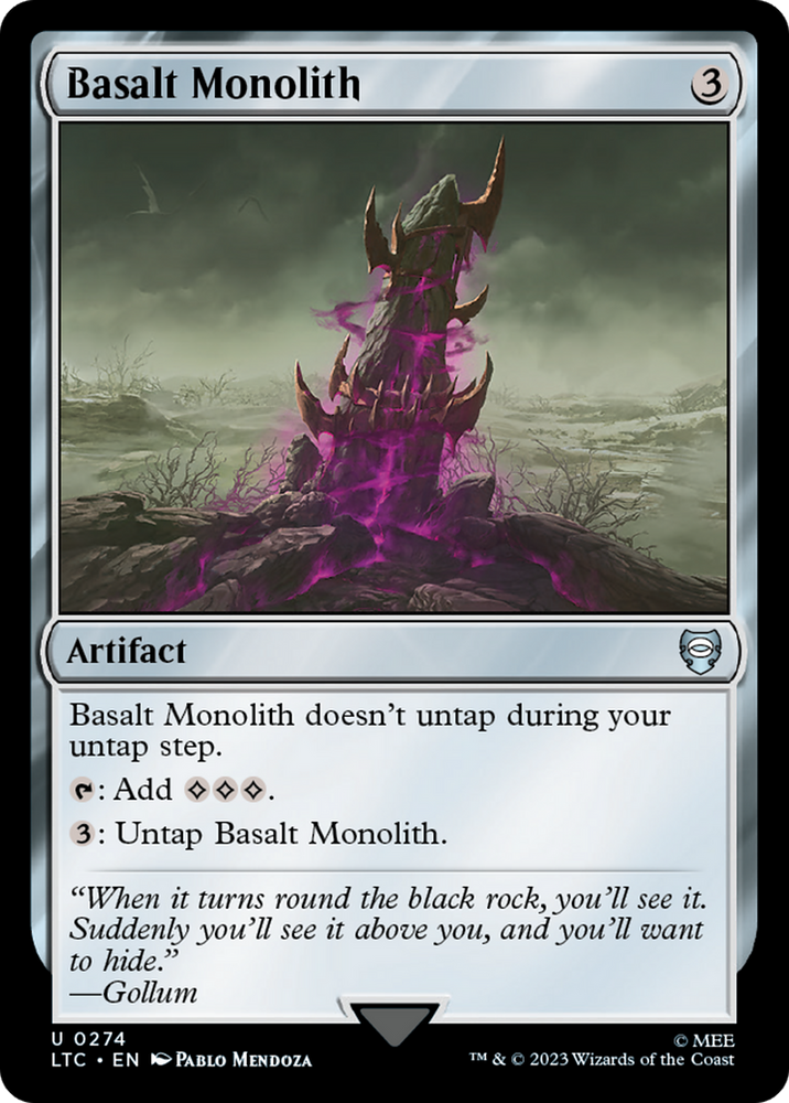 Basalt Monolith [The Lord of the Rings: Tales of Middle-Earth Commander] - PokeCharles PokeStore