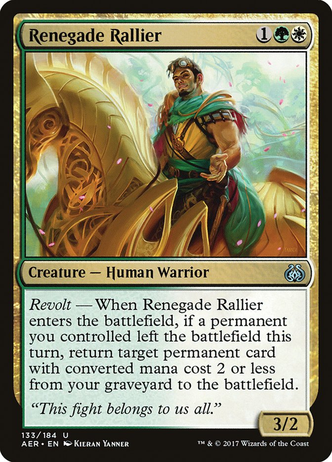 Renegade Rallier [Aether Revolt] - PokeCharles PokeStore