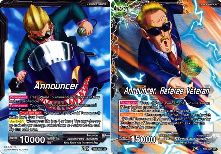 Announcer // Announcer, Referee Veteran (TB2-065) [World Martial Arts Tournament] - PokeCharles PokeStore