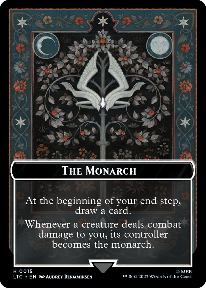 The Monarch // Treasure Double-Sided Token [The Lord of the Rings: Tales of Middle-Earth Commander Tokens] - PokeCharles PokeStore