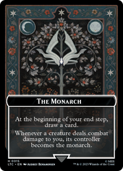 The Monarch // Treasure Double-Sided Token [The Lord of the Rings: Tales of Middle-Earth Commander Tokens] - PokeCharles PokeStore