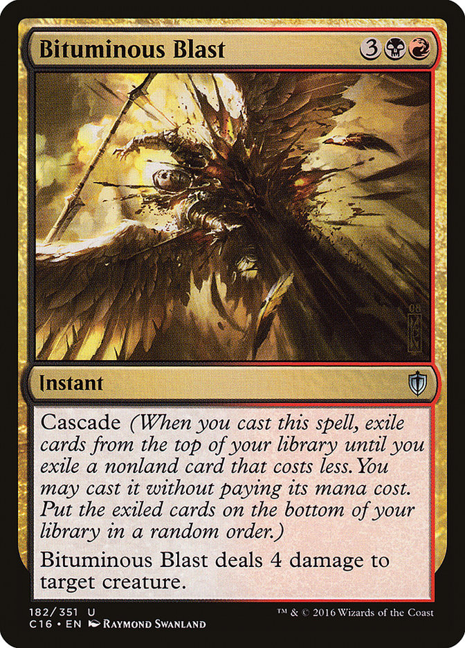 Bituminous Blast [Commander 2016] - PokeCharles PokeStore