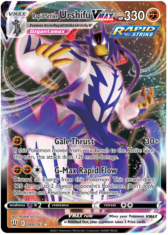 Rapid Strike Urshifu VMAX (088/163) [Sword & Shield: Battle Styles] - PokeCharles PokeStore