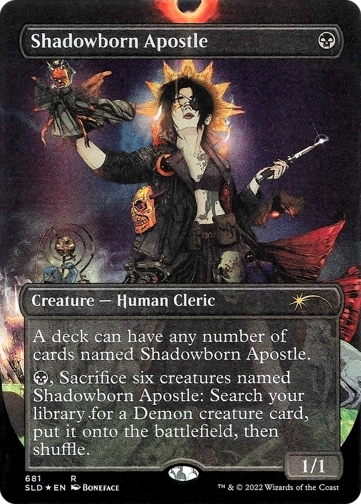 Shadowborn Apostle (681) (Borderless) [Secret Lair Drop Promos] - PokeCharles PokeStore