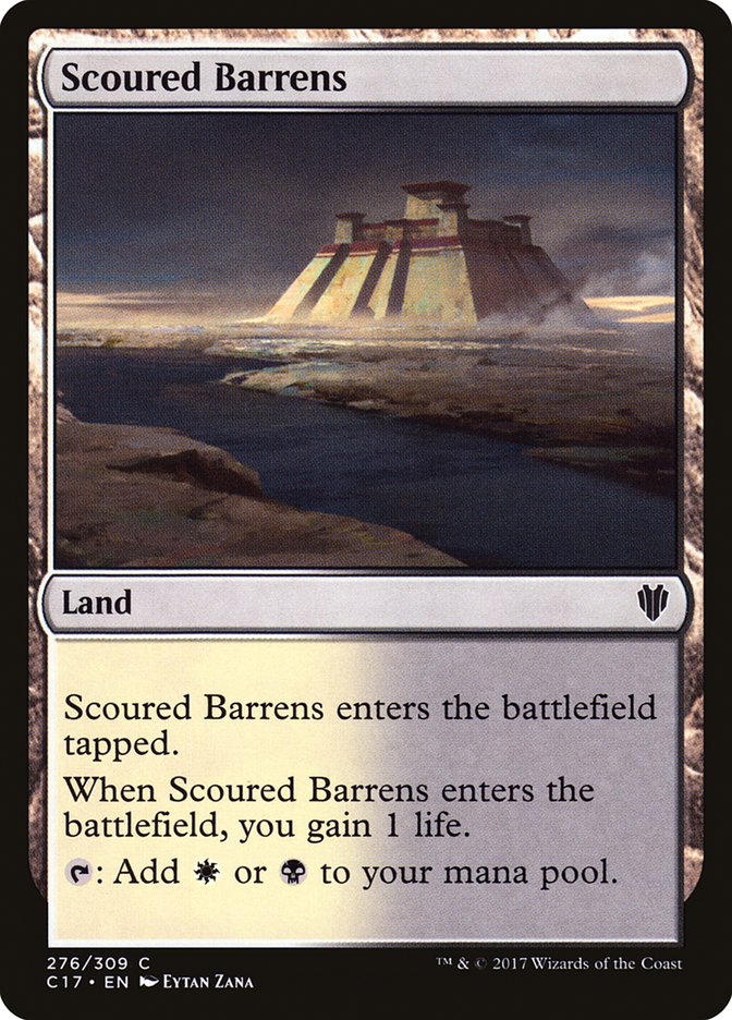 Scoured Barrens [Commander 2017] - PokeCharles PokeStore