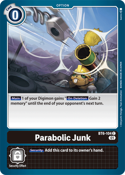 Parabolic Junk [BT6-104] [Double Diamond] - PokeCharles PokeStore