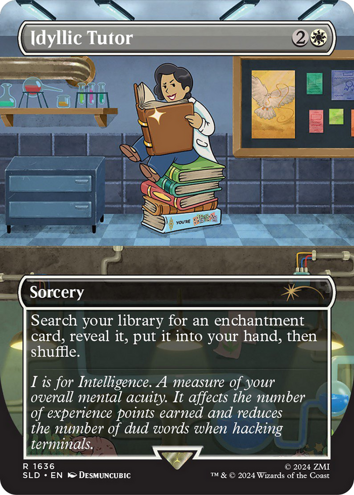 Idyllic Tutor (1636) (Rainbow Foil) [Secret Lair Drop Series] - PokeCharles PokeStore