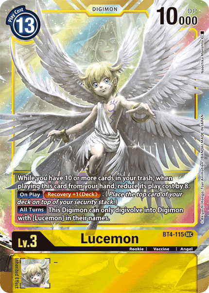 Lucemon [BT4-115] (Alternate Art) [Great Legend] - PokeCharles PokeStore