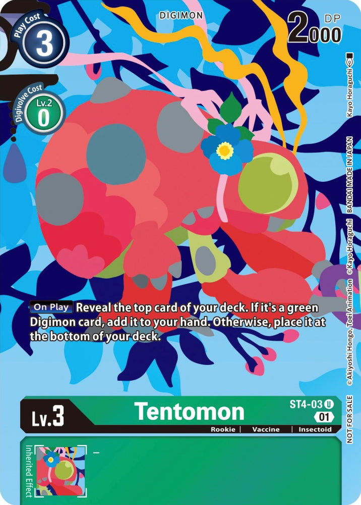 Tentomon [ST4-03] (Tamer's Card Set 2 Floral Fun) [Starter Deck: Giga Green Promos] - PokeCharles PokeStore