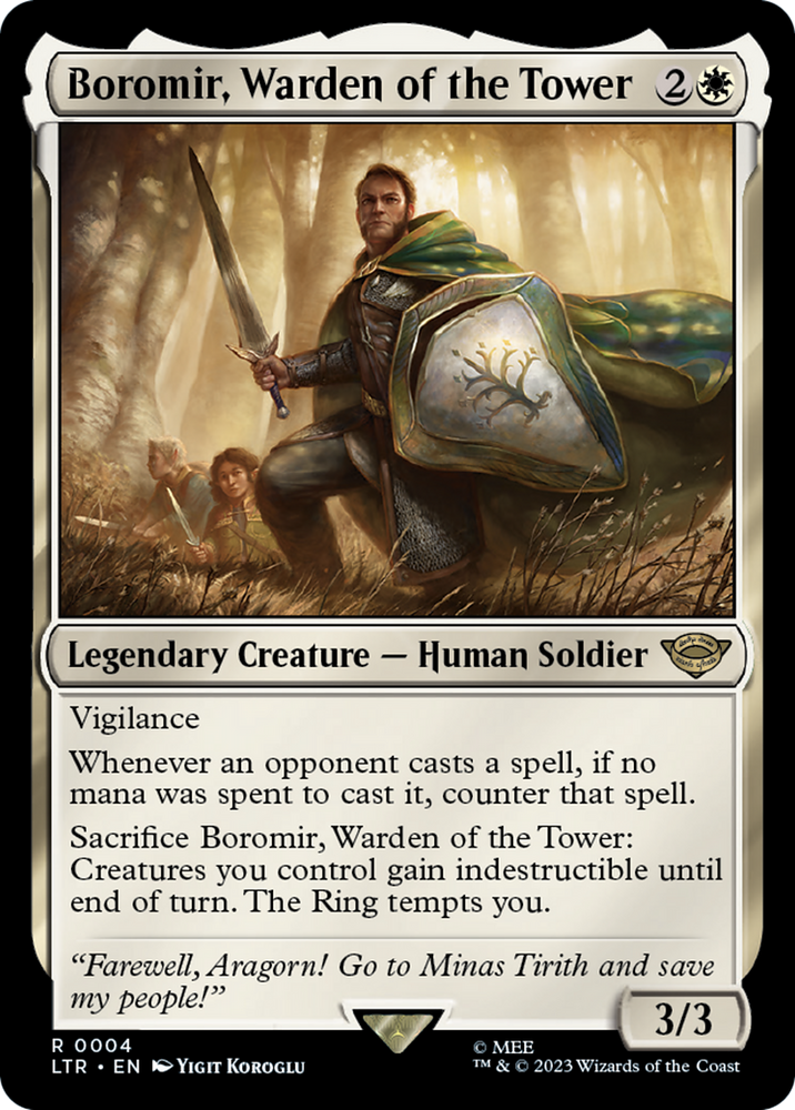 Boromir, Warden of the Tower [The Lord of the Rings: Tales of Middle-Earth] - PokeCharles PokeStore