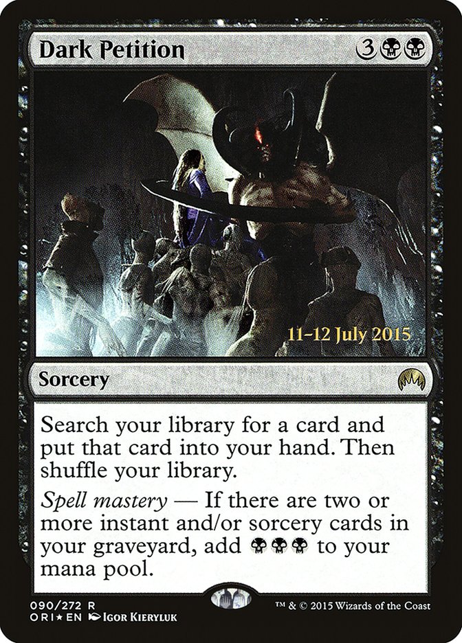Dark Petition [Magic Origins Prerelease Promos] - PokeCharles PokeStore