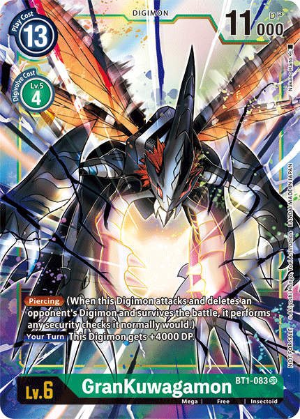 GranKuwagamon [BT1-083] (Alternate Art) [Release Special Booster Ver.1.5] - PokeCharles PokeStore