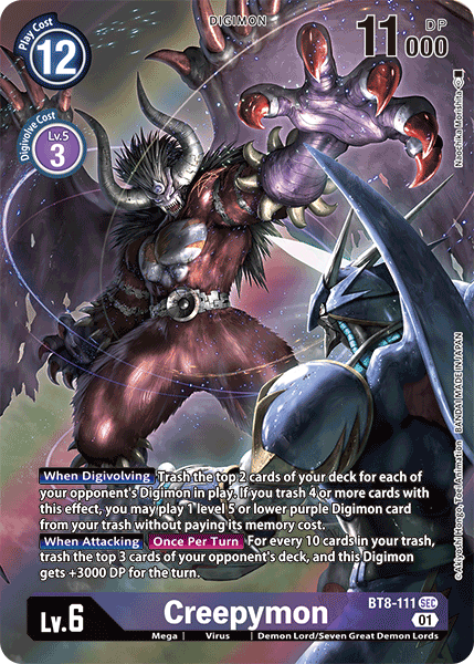 Creepymon [BT8-111] (Alternate Art) [New Awakening] - PokeCharles PokeStore