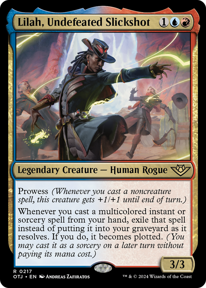 Lilah, Undefeated Slickshot [Outlaws of Thunder Junction] - PokeCharles PokeStore