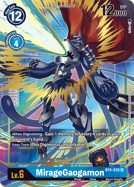 MirageGaogamon [BT4-035] (Alternate Art) [Great Legend] - PokeCharles PokeStore