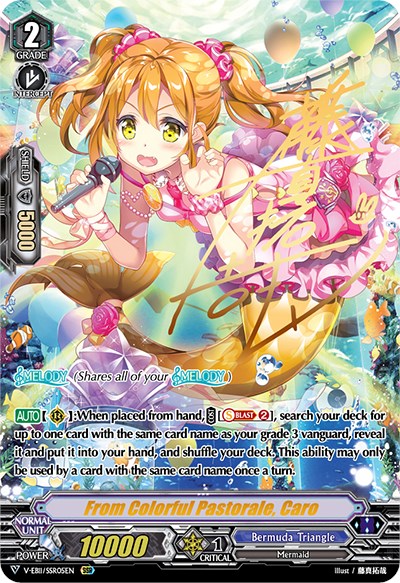 From Colorful Pastorale, Caro (V-EB11/SSR05EN) [Crystal Melody] - PokeCharles PokeStore