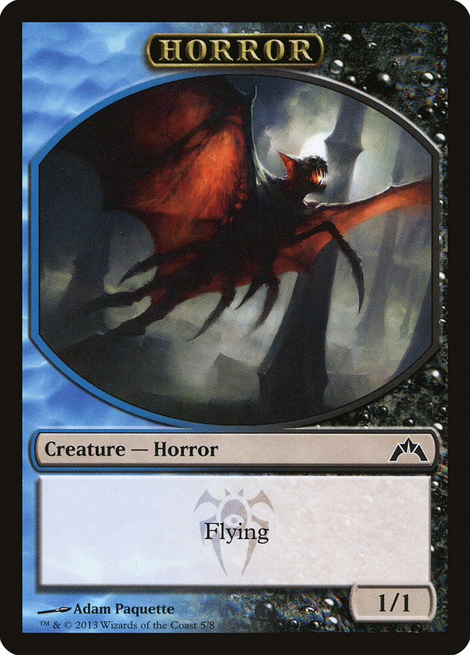 Horror Token [Gatecrash Tokens] - PokeCharles PokeStore
