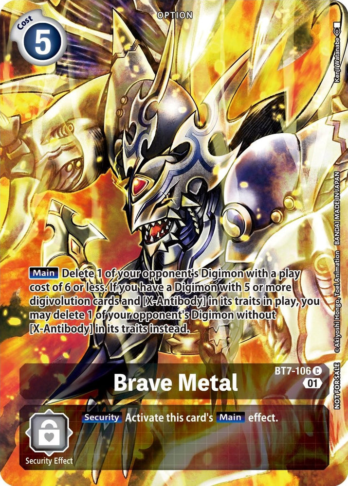 Brave Metal [BT7-106] (Premium Deck Set) [Next Adventure Promos] - PokeCharles PokeStore
