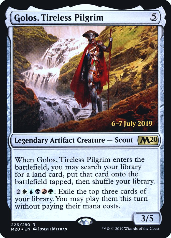 Golos, Tireless Pilgrim [Core Set 2020 Prerelease Promos] - PokeCharles PokeStore