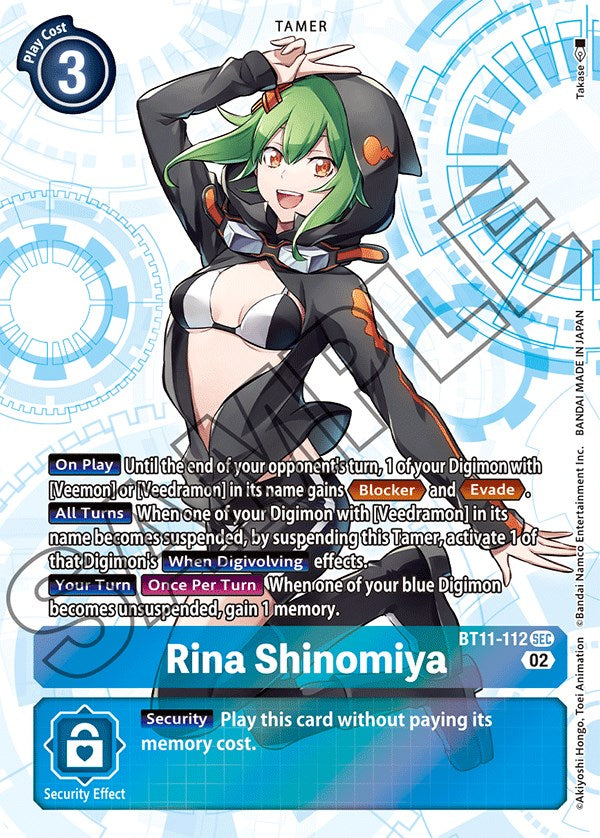 Rina Shinomiya [BT11-112] [Dimensional Phase] - PokeCharles PokeStore