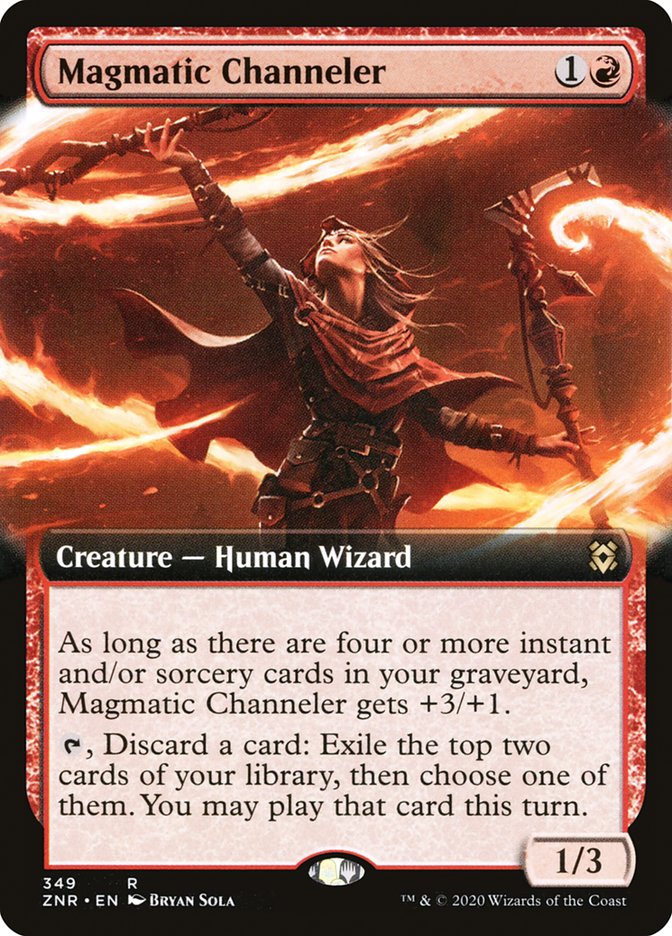 Magmatic Channeler (Extended Art) [Zendikar Rising] - PokeCharles PokeStore
