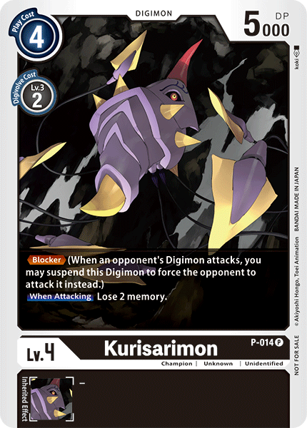 Kurisarimon [P-014] [Promotional Cards] - PokeCharles PokeStore