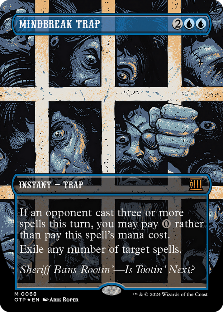 Mindbreak Trap (Textured Foil) [Outlaws of Thunder Junction: Breaking News] - PokeCharles PokeStore