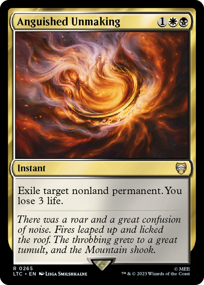 Anguished Unmaking [The Lord of the Rings: Tales of Middle-Earth Commander] - PokeCharles PokeStore