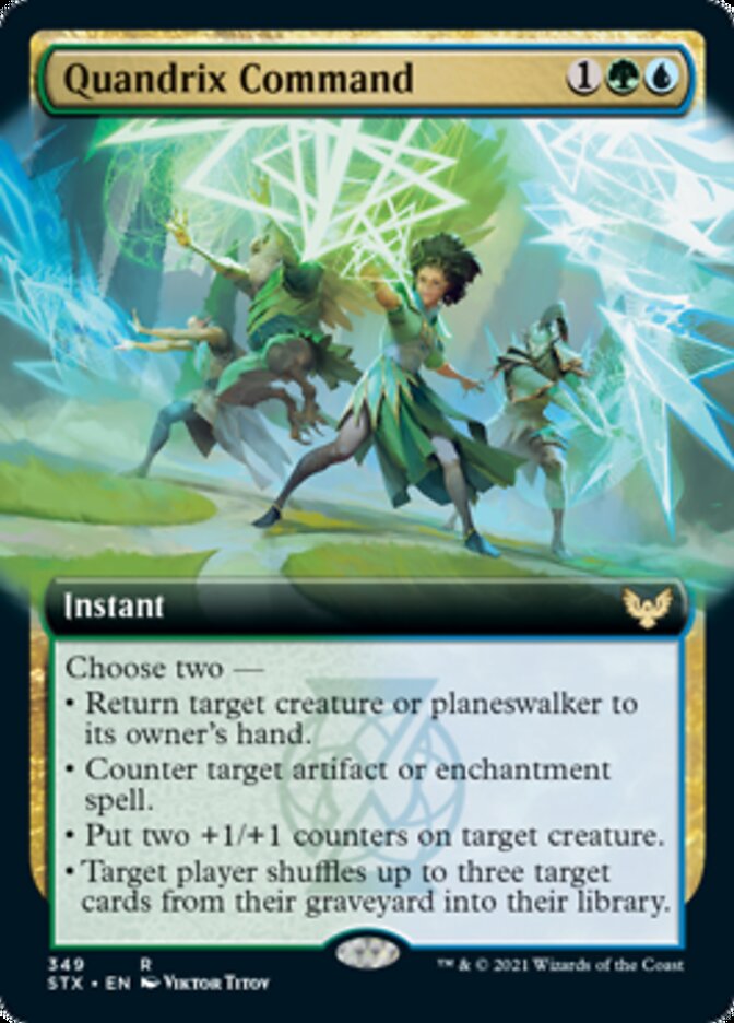 Quandrix Command (Extended Art) [Strixhaven: School of Mages] - PokeCharles PokeStore