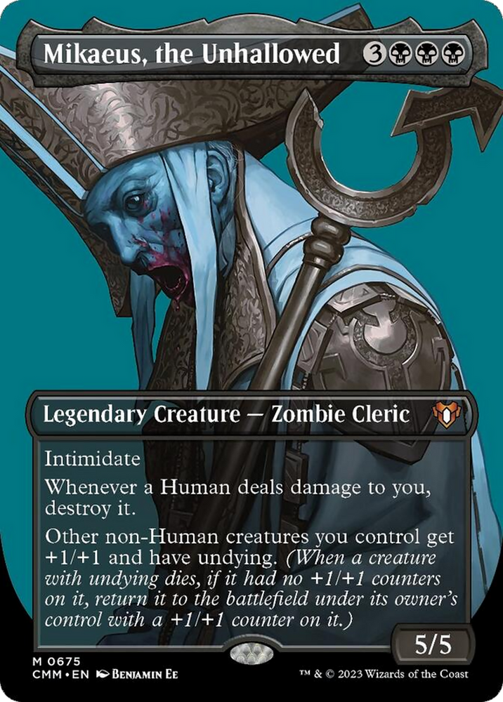 Mikaeus, the Unhallowed (Borderless Profile) [Commander Masters] - PokeCharles PokeStore