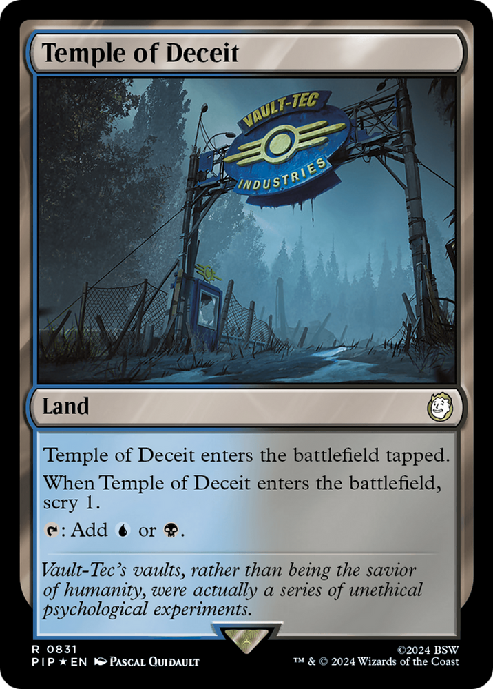Temple of Deceit (Surge Foil) [Fallout] - PokeCharles PokeStore