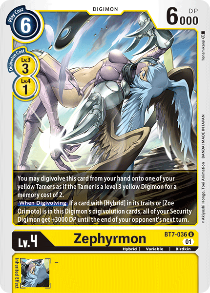 Zephyrmon [BT7-036] [Next Adventure] - PokeCharles PokeStore