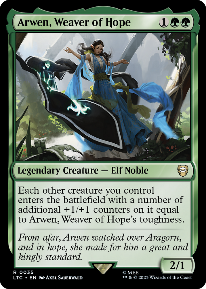 Arwen, Weaver of Hope [The Lord of the Rings: Tales of Middle-Earth Commander] - PokeCharles PokeStore