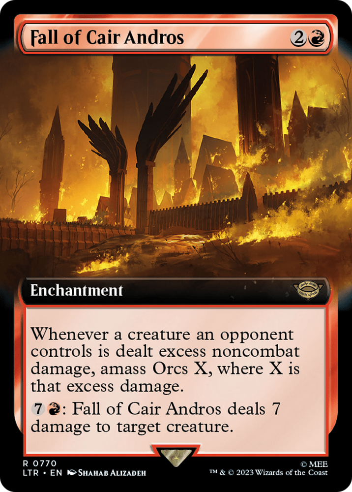 Fall of Cair Andros (Extended Art) (Surge Foil) [The Lord of the Rings: Tales of Middle-Earth] - PokeCharles PokeStore