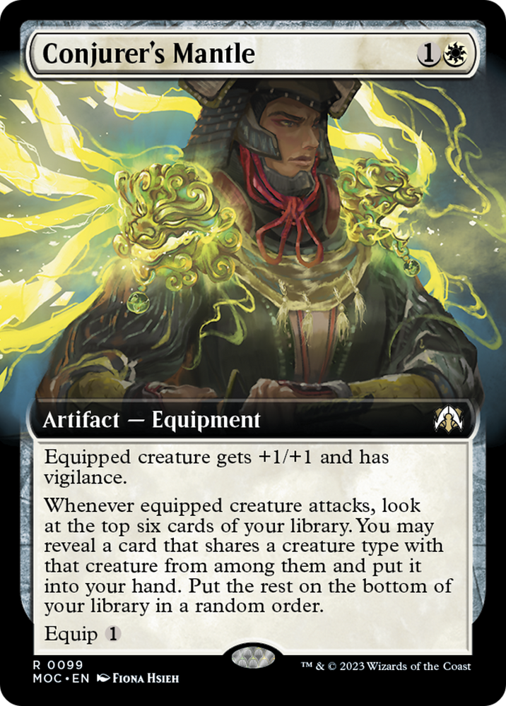 Conjurer's Mantle (Extended Art) [March of the Machine Commander] - PokeCharles PokeStore