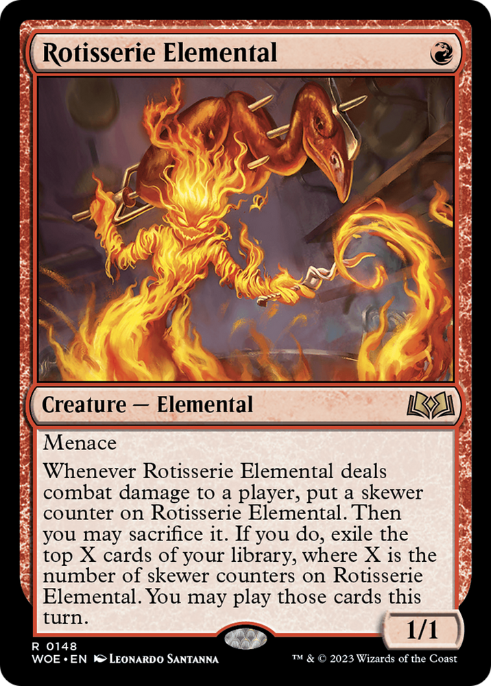 Rotisserie Elemental [Wilds of Eldraine] - PokeCharles PokeStore